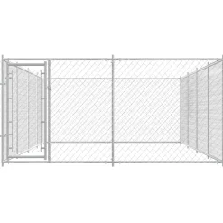 vidaXL Hondenkennel voor buiten 7,6x3,8x1,9 m