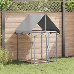 vidaXL Hondenkennel voor buiten met dak 100x100x150 cm