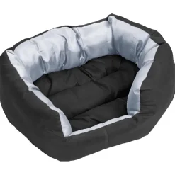 vidaXL Hondenkussen omkeerbaar en wasbaar 65x50x20 cm grijs en zwart