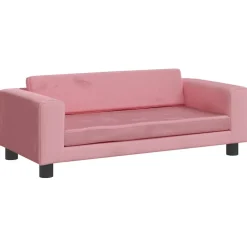 vidaXL Hondenmand met verlengstuk 100x50x30 cm fluweel roze