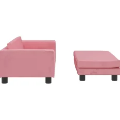 vidaXL Hondenmand met verlengstuk 100x50x30 cm fluweel roze