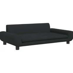 vidaXL Hondenmand 100x54x33 cm fluweel zwart
