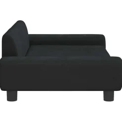 vidaXL Hondenmand 100x54x33 cm fluweel zwart