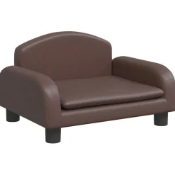 vidaXL Hondenmand 70x45x30 cm kunstleer grijs