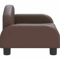 vidaXL Hondenmand 50x40x30 cm kunstleer bruin
