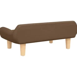 vidaXL Hondenmand 70x40x24 cm stof bruin