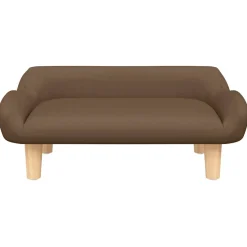 vidaXL Hondenmand 70x40x24 cm stof bruin