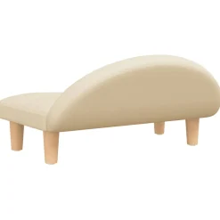 vidaXL Hondenmand 70x52x30 cm stof crèmekleurig