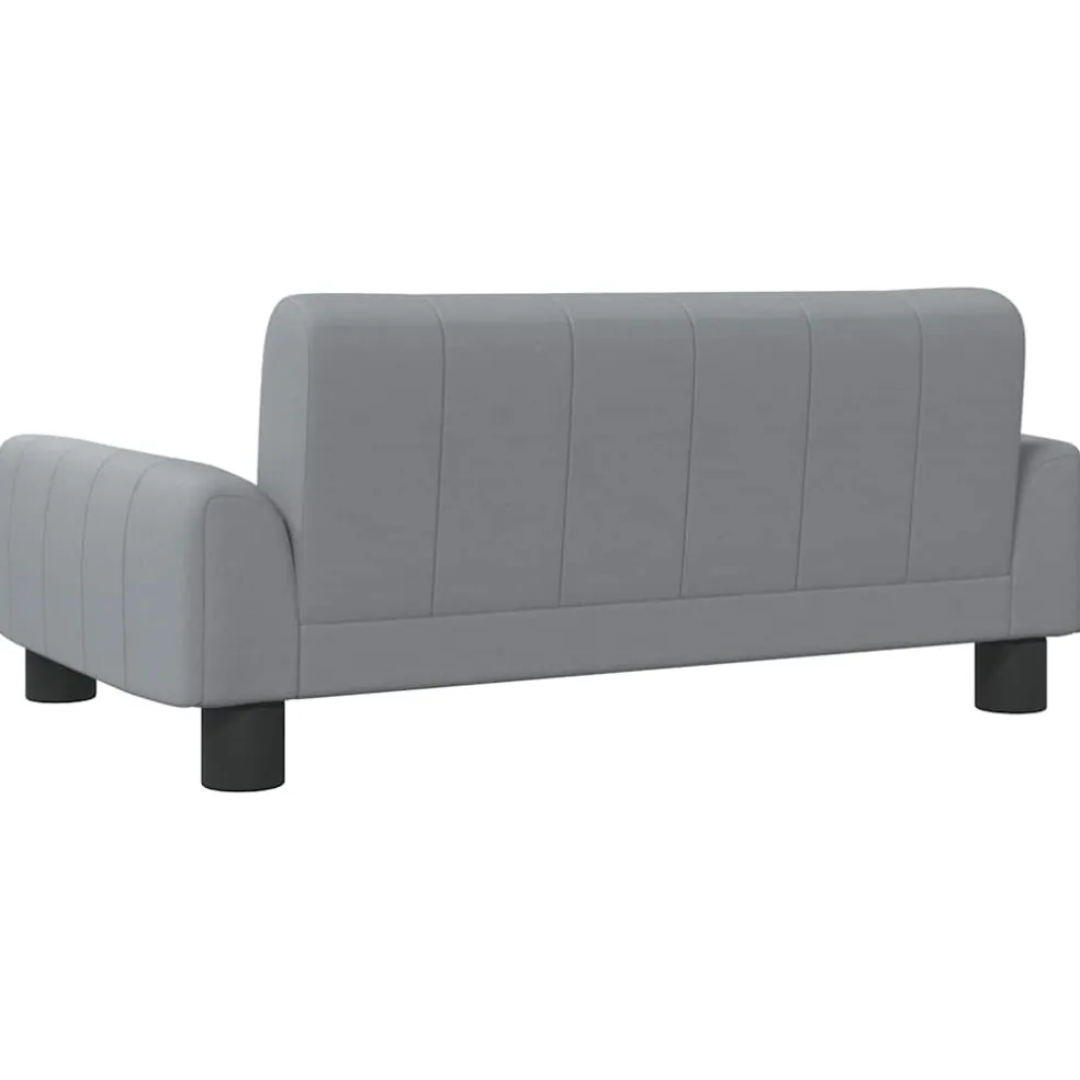 vidaXL Hondenmand 70x45x30 cm stof lichtgrijs