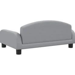 vidaXL Hondenmand 70x45x30 cm stof lichtgrijs