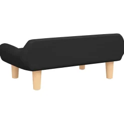 vidaXL Hondenmand 70x40x24 cm stof zwart