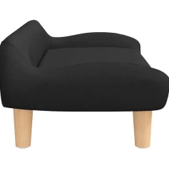 vidaXL Hondenmand 70x40x24 cm stof zwart