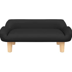 vidaXL Hondenmand 70x40x24 cm stof zwart