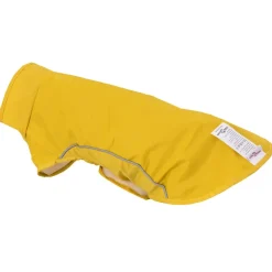 vidaXL Hondenregenjas met reflecterende strips polyester geel XXS
