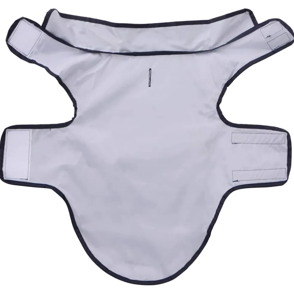 vidaXL Hondenregenjas met reflecterende strips polyester blauw XXS