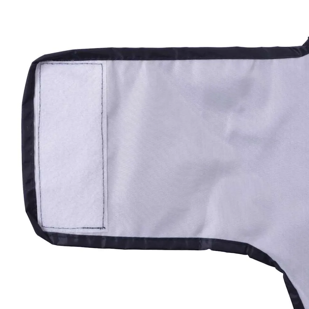 vidaXL Hondenregenjas met reflecterende strips polyester blauw XXS