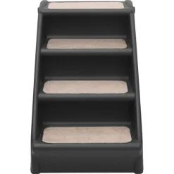 vidaXL Hondentrap inklapbaar 62x40x49,5 cm zwart