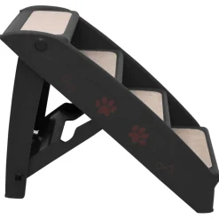 vidaXL Hondentrap inklapbaar 62x40x49,5 cm zwart