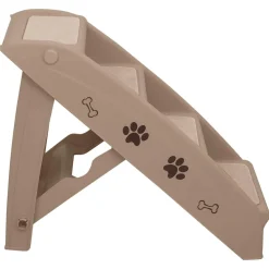 vidaXL Hondentrap inklapbaar 62x40x49,5 cm bruin