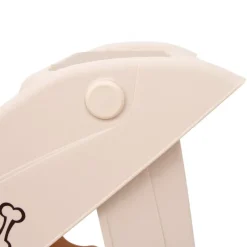 vidaXL Hondentrap inklapbaar 62x40x49,5 cm crème