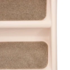 vidaXL Hondentrap inklapbaar 62x40x49,5 cm crème