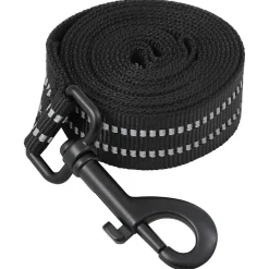 vidaXL Hondentuigje met riem en halsband verstelbaar M zwart