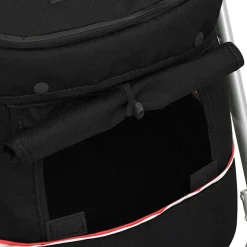vidaXL Hondenwagen inklapbaar 100x49x96 cm linnenstof zwart