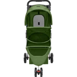 vidaXL Hondenwagen inklapbaar 80x46x98 cm oxford stof groen