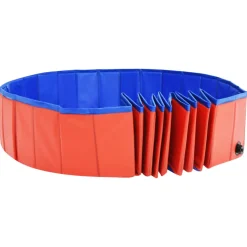 vidaXL Hondenzwembad inklapbaar 200x30 cm PVC rood