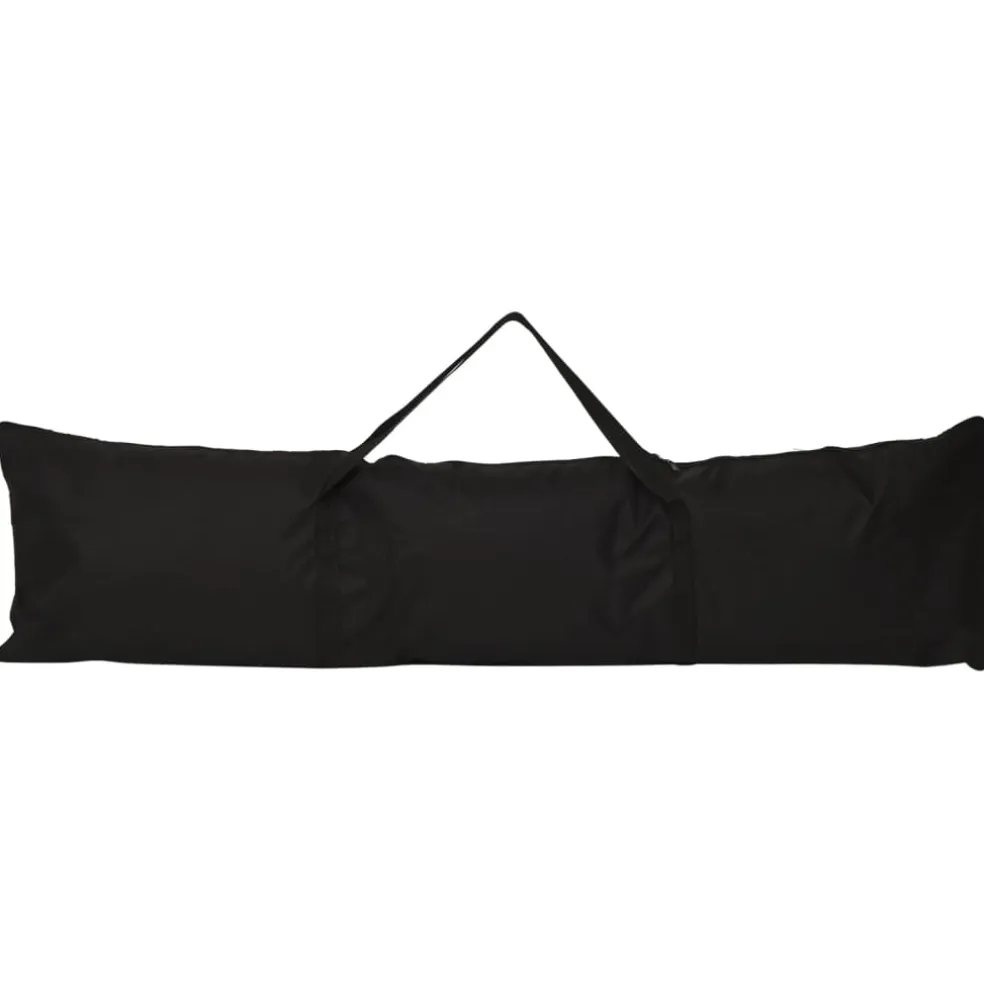 vidaXL Honkbalnet draagbaar 183x182x183cm staal polyester oranje zwart