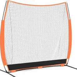 vidaXL Honkbaloefennet Zwart 250 x 106,5 x 210 cm Polyester