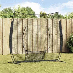 vidaXL Honkbaloefennet Zwart 250 x 106 x 209 cm Polyester