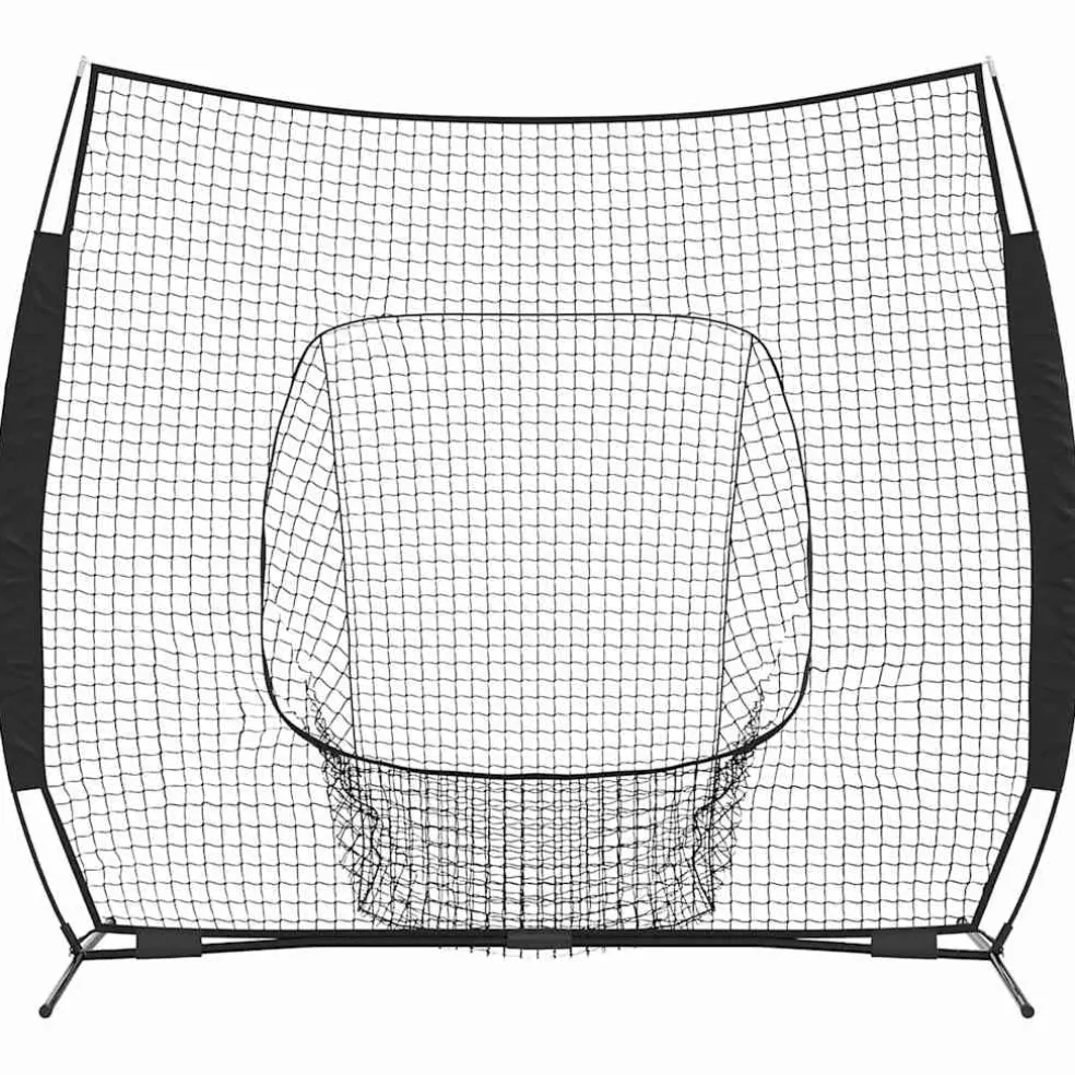 vidaXL Honkbaloefennet Zwart 250 x 106 x 209 cm Polyester