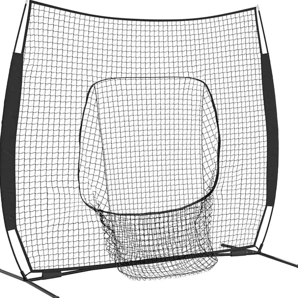 vidaXL Honkbaloefennet Zwart 250 x 106 x 209 cm Polyester