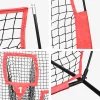 vidaXL Honkbaloefennet Zwart 214,5 x 89,5 x 181 cm Polyester