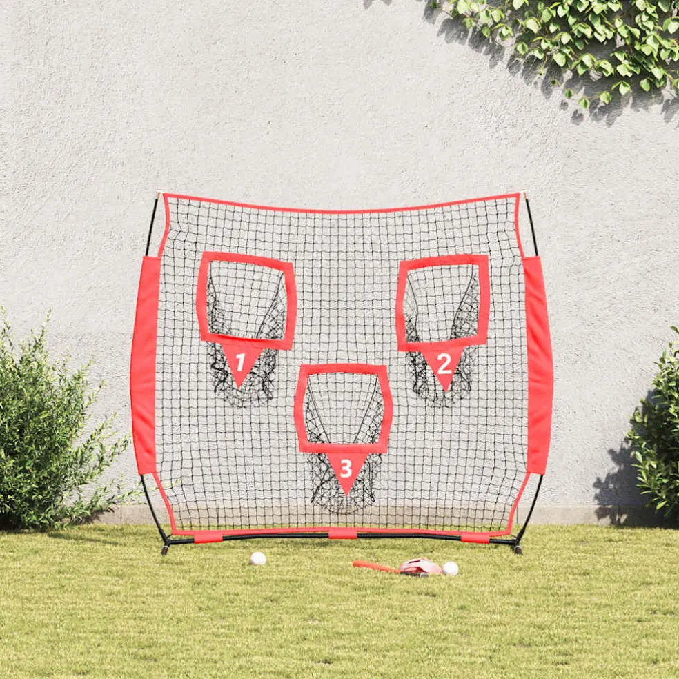 vidaXL Honkbaloefennet Zwart 214,5 x 89,5 x 181 cm Polyester
