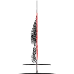 vidaXL Honkbaloefennet Zwart 214,5 x 89,5 x 181 cm Polyester