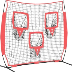 vidaXL Honkbaloefennet Zwart 214,5 x 89,5 x 181 cm Polyester