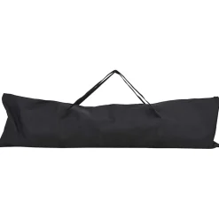 vidaXL Honkbaloefennet Zwart 214,5 x 89,5 x 181 cm Polyester