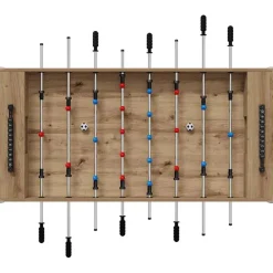 vidaXL Honkbaltafel Artisan Eik 125 x 60,5 x 80 cm Bewerkt hout