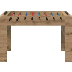 vidaXL Honkbaltafel Artisan Eik 125 x 60,5 x 80 cm Bewerkt hout