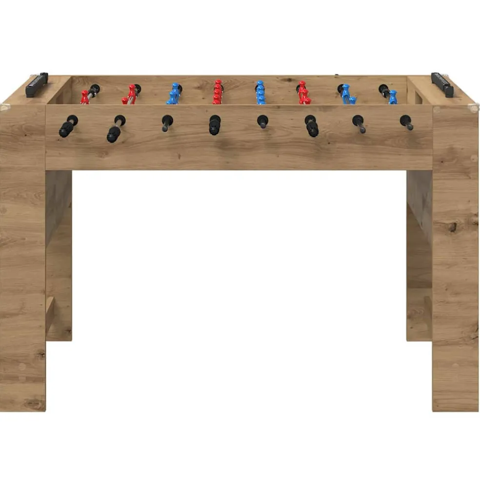 vidaXL Honkbaltafel Artisan Eik 125 x 60,5 x 80 cm Bewerkt hout