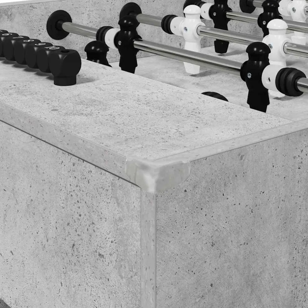 vidaXL Honkbaltafel Beton Grijs 146,5 x 74 x 85 cm Bewerkt hout