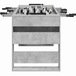 vidaXL Honkbaltafel Beton Grijs 146,5 x 74 x 85 cm Bewerkt hout