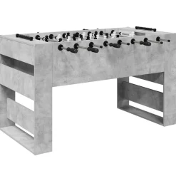 vidaXL Honkbaltafel Beton Grijs 146,5 x 74 x 85 cm Bewerkt hout