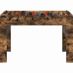 vidaXL Honkbaltafel Gerookte Eik 125 x 60,5 x 80 cm Bewerkt hout