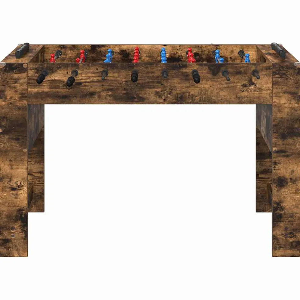 vidaXL Honkbaltafel Gerookte Eik 125 x 60,5 x 80 cm Bewerkt hout