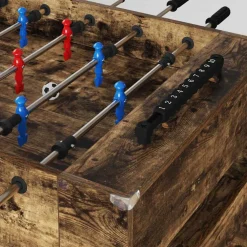 vidaXL Honkbaltafel Gerookte Eik 125 x 60,5 x 80 cm Bewerkt hout
