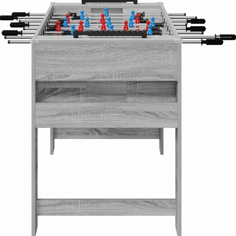 vidaXL Honkbaltafel Grijze Sonoma 125 x 60,5 x 80 cm Bewerkt hout