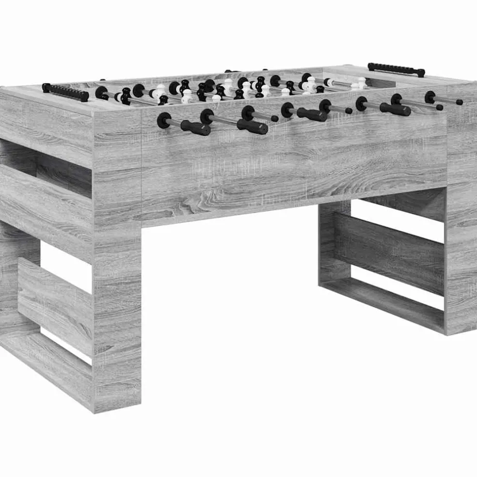 vidaXL Honkbaltafel Grijze Sonoma 146,5 x 74 x 85 cm Bewerkt hout
